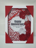 Happy Anniversary card, Birthday wishes , Ribbon cards, CamieRoseuk designs