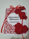 Happy Anniversary card, Birthday wishes , Ribbon cards, CamieRoseuk designs