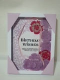 Luxury birthday boxed card, handmade, Camieroseuk Ribbon cards