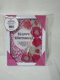 Luxury boxed birthday card,  Camieroseuk Ribbon cards