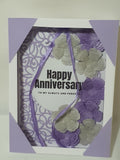 Camieroseuk Ribbon cards, handmade cards for all occasion, Anniversary cards