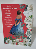 Valentine's day for her, Camieroseuk, handmade greeting cards