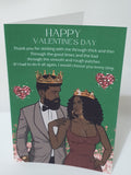 Valentine's day cards for him, cards for her, Camieroseuk designs, customised cards