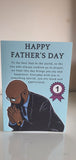 Father's Day cards, Black cards, 3 inch badges handmade at CamieRoseUK