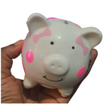 Customised mini Piggy banks for kids, babies/toddlers decorative money box, christening gifts, Camieroseuk