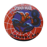 Spiderman birthday badge, 75mm, CamieRoseUk, milestone badges