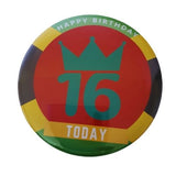 75mm Jamaican theme badge, CamieRoseUk, 1milestone badges