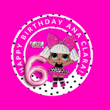 Lol 75mm birthday badge/button, Encanto character badge