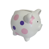 Customised mini Piggy banks for kids, babies/toddlers decorative money box, christening gifts, Camieroseuk