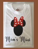 Girls customised T-shirt, – Daddy's Mini & Mom's Mini"