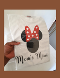 Girls customised T-shirt, – Daddy's Mini & Mom's Mini"