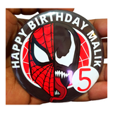 Spiderman, Venom badges, 75mm buttons, Customised at Camieroseuk